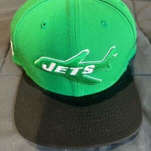 Green and Black New York Jets Snapback Cap